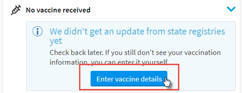 Covid19 Vaccine Details Page